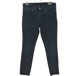 Gap 1969 Factory Blue Corduroy Skinny Pants 27 Classic Casual‎